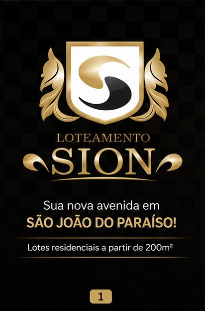 Nova imagem do Loteamento Sion